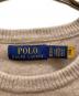 中古・古着 POLO RALPH LAUREN (ポロ・ラルフローレン) クルーネックニット ベージュ サイズ:XL：7000円