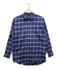 Patagonia（パタゴニア）の古着「オーガニックコットンチェックシャツ」｜ブルー