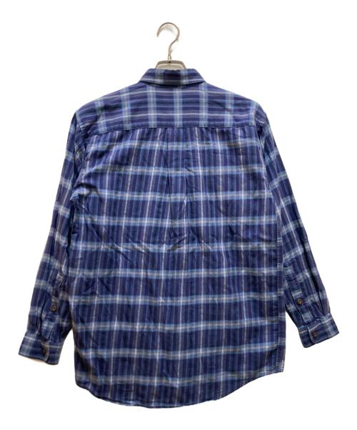 Patagonia（パタゴニア）Patagonia (パタゴニア) オーガニックコットンチェックシャツ ブルー サイズ:Sの古着・服飾アイテム