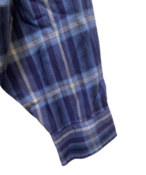 Patagonia（パタゴニア）Patagonia (パタゴニア) オーガニックコットンチェックシャツ ブルー サイズ:Sの古着・服飾アイテム