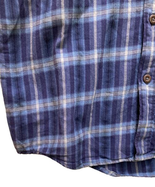 Patagonia（パタゴニア）Patagonia (パタゴニア) オーガニックコットンチェックシャツ ブルー サイズ:Sの古着・服飾アイテム