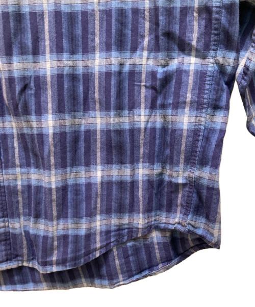 Patagonia（パタゴニア）Patagonia (パタゴニア) オーガニックコットンチェックシャツ ブルー サイズ:Sの古着・服飾アイテム