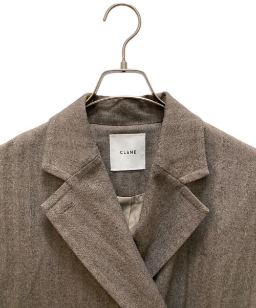 CLANE（クラネ）CLANE (クラネ) ウエストベルトデザインジャケット ブラウン サイズ:２ 未使用品の古着・服飾アイテム