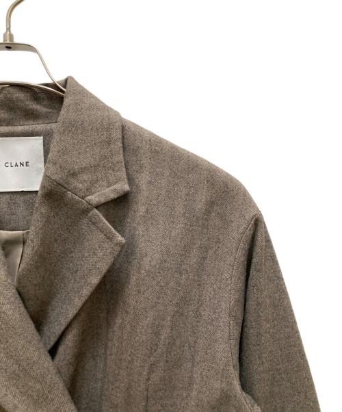 CLANE（クラネ）CLANE (クラネ) ウエストベルトデザインジャケット ブラウン サイズ:２ 未使用品の古着・服飾アイテム