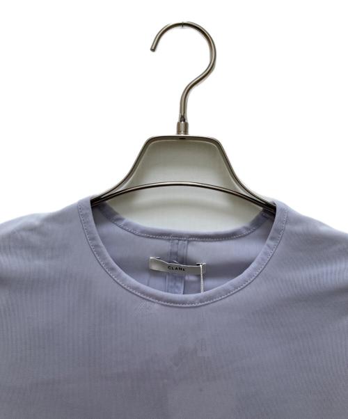 CLANE（クラネ）CLANE (クラネ) シアーメッシュクルーネックトップス ブルー サイズ:2 未使用品の古着・服飾アイテム