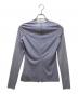 CLANE (クラネ) シアーメッシュクルーネックトップス ブルー サイズ:2 未使用品：5000円