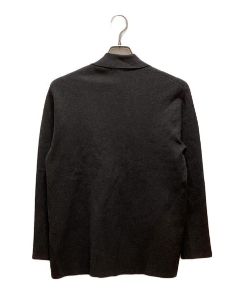 PLST（プラステ）PLST (プラステ) レーヨンブレンドニットダブルジャケット グレー サイズ:L 未使用品の古着・服飾アイテム