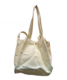 beautiful people（ビューティフルピープル）の古着「シェイドクロスビーチシフトバッグ」｜ホワイト