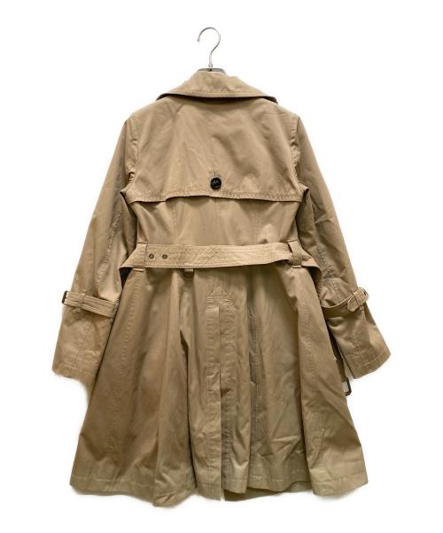 BURBERRY BLUE LABEL（バーバリー ブルー レーベル）BURBERRY BLUE LABEL (バーバリー ブルー レーベル) 裏地ノバチェックトレンチコート ベージュ サイズ:38の古着・服飾アイテム