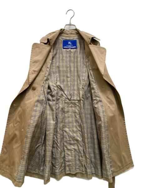 BURBERRY BLUE LABEL（バーバリー ブルー レーベル）BURBERRY BLUE LABEL (バーバリー ブルー レーベル) 裏地ノバチェックトレンチコート ベージュ サイズ:38の古着・服飾アイテム