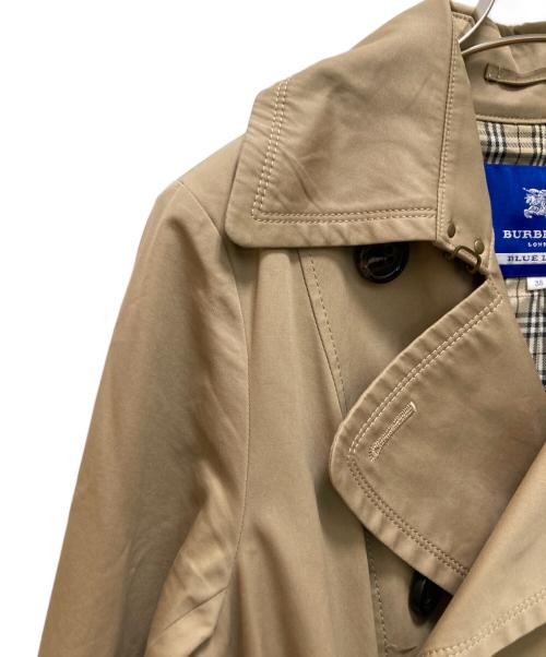 BURBERRY BLUE LABEL（バーバリー ブルー レーベル）BURBERRY BLUE LABEL (バーバリー ブルー レーベル) 裏地ノバチェックトレンチコート ベージュ サイズ:38の古着・服飾アイテム