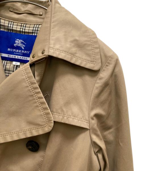 BURBERRY BLUE LABEL（バーバリー ブルー レーベル）BURBERRY BLUE LABEL (バーバリー ブルー レーベル) 裏地ノバチェックトレンチコート ベージュ サイズ:38の古着・服飾アイテム