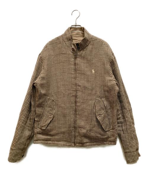 POLO RALPH LAUREN（ポロ・ラルフローレン）POLO RALPH LAUREN (ポロ・ラルフローレン) リバーシブルハウンドトゥーススイングトップ ベージュ サイズ:Mの古着・服飾アイテム
