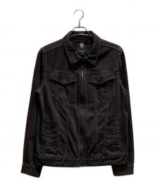 G-STAR RAW（ジースターロゥ）の古着「ジップアップスリムデニムジャケット」｜ブラック