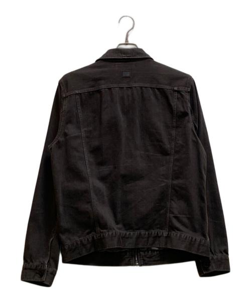 G-STAR RAW（ジースターロゥ）G-STAR RAW (ジースターロゥ) ジップアップスリムデニムジャケット ブラック サイズ:Lの古着・服飾アイテム
