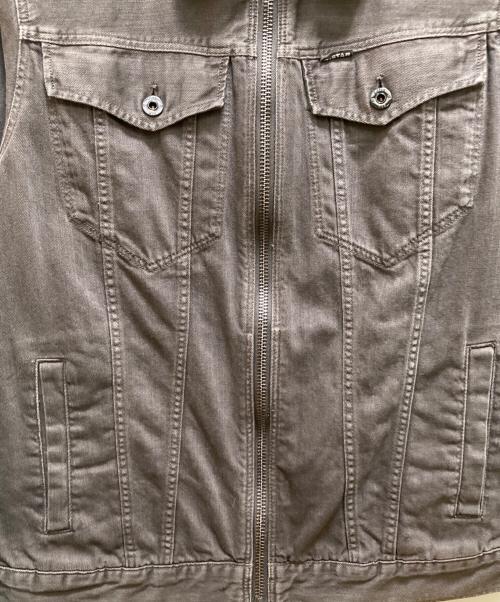 G-STAR RAW（ジースターロゥ）G-STAR RAW (ジースターロゥ) ジップアップスリムデニムジャケット ブラック サイズ:Lの古着・服飾アイテム
