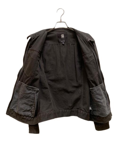 G-STAR RAW（ジースターロゥ）G-STAR RAW (ジースターロゥ) ジップアップスリムデニムジャケット ブラック サイズ:Lの古着・服飾アイテム