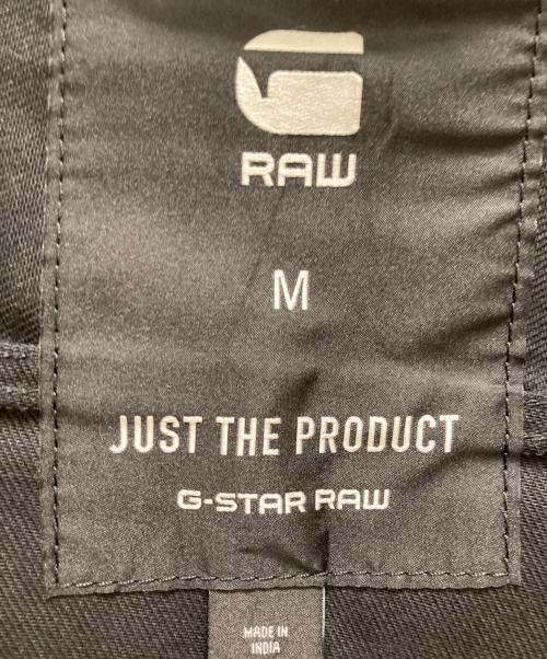 G-STAR RAW（ジースターロゥ）G-STAR RAW (ジースターロゥ) ペイントデザインコーティングデニムジャケット ブラック サイズ:Ｍの古着・服飾アイテム