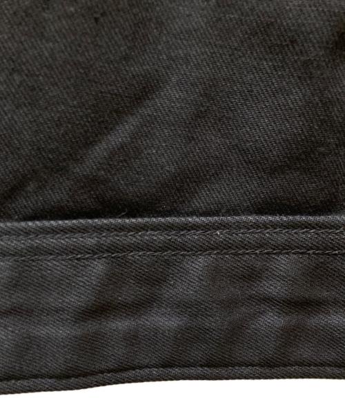 G-STAR RAW（ジースターロゥ）G-STAR RAW (ジースターロゥ) ペイントデザインコーティングデニムジャケット ブラック サイズ:Ｍの古着・服飾アイテム