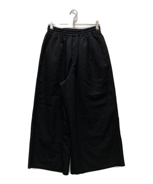 JUUN.J（ジュン・ジー）Juun.J (ジュン・ジー) ウールタックワイドパンツ ブラック サイズ:不明の古着・服飾アイテム