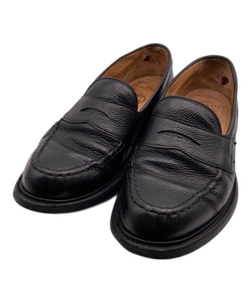 JOSEPH CHEANEY & SONS（ジョセフチーニー）joseph cheaney & sons (ジョセフチーニー) ハワードRコインローファー ブラック サイズ:61の古着・服飾アイテム
