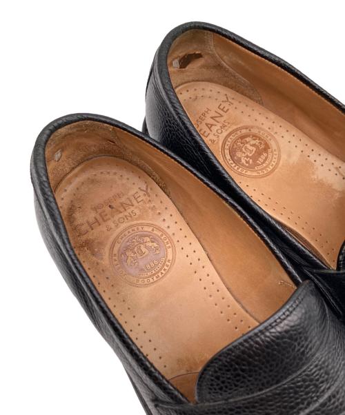 JOSEPH CHEANEY & SONS（ジョセフチーニー）joseph cheaney & sons (ジョセフチーニー) ハワードRコインローファー ブラック サイズ:61の古着・服飾アイテム