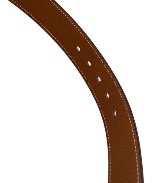 HERMES（エルメス）HERMES (エルメス) リバーシブルベルト ブラック×ブラウン サイズ:SIZE 85の古着・服飾アイテム