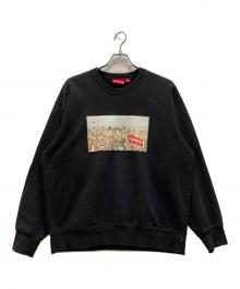 SUPREME（シュプリーム）の古着「AERIAL CREWNECK スウエット」｜ブラック