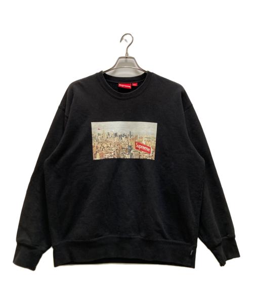 SUPREME（シュプリーム）SUPREME (シュプリーム) AERIAL CREWNECK スウエット ブラック サイズ: Lの古着・服飾アイテム
