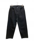 everyone×A.PRESSEエブリワン×アプレッセ）の古着「Vintage Baggy Denim Pants」｜ブラック