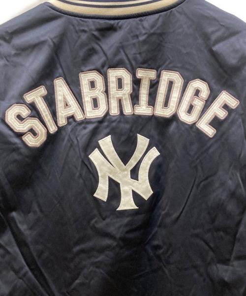 Fanatics（ファナティクス）FANATICS (ファナティクス) STABRIDGE (スタブリッジ) MLB (エムエルビー) サテンスタジアムジャケット ネイビー サイズ:XL 未使用品の古着・服飾アイテム