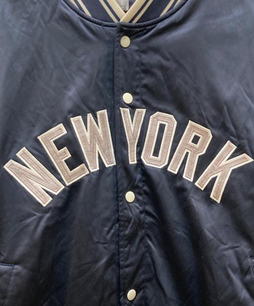 Fanatics（ファナティクス）FANATICS (ファナティクス) STABRIDGE (スタブリッジ) MLB (エムエルビー) サテンスタジアムジャケット ネイビー サイズ:XL 未使用品の古着・服飾アイテム