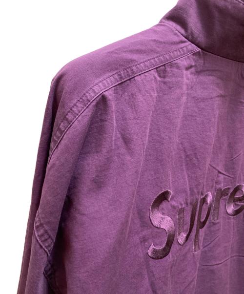 SUPREME（シュプリーム）SUPREME (シュプリーム) UMBRO (アンブロ) コットンリップストップ トラックジャケット パープル サイズ:Lの古着・服飾アイテム