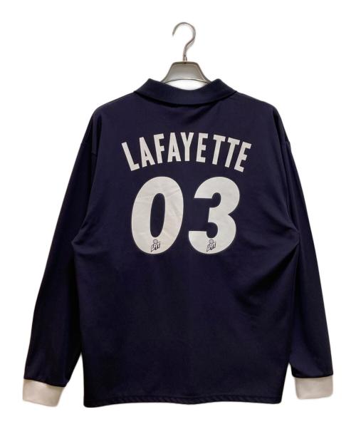 LFYT（エルエフワイティー）LFYT (エルエフワイティー) CHAMPIONSHIP L/S SOCCER JERSEY ネイビー サイズ:Mの古着・服飾アイテム