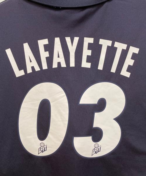 LFYT（エルエフワイティー）LFYT (エルエフワイティー) CHAMPIONSHIP L/S SOCCER JERSEY ネイビー サイズ:Mの古着・服飾アイテム