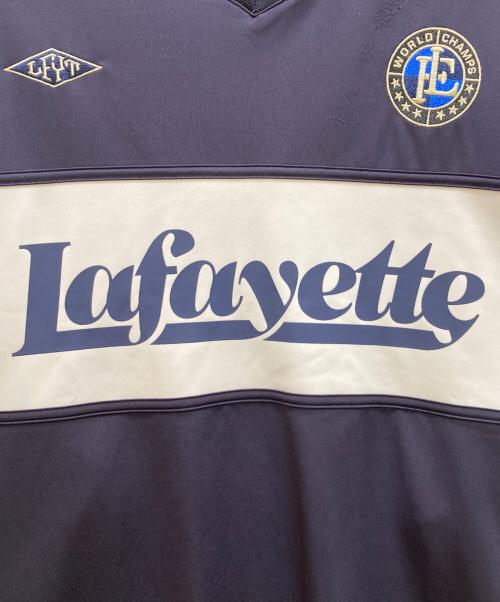 LFYT（エルエフワイティー）LFYT (エルエフワイティー) CHAMPIONSHIP L/S SOCCER JERSEY ネイビー サイズ:Mの古着・服飾アイテム
