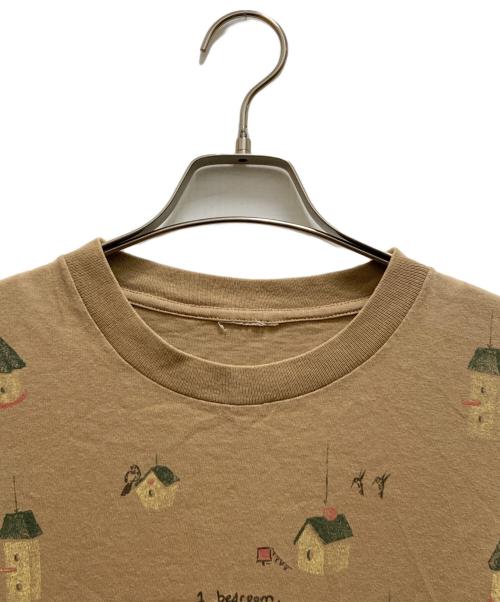 VINTAGE（ヴィンテージ）VINTAGE (ヴィンテージ) オールド両面プリントTシャツ ベージュ サイズ:Freeの古着・服飾アイテム