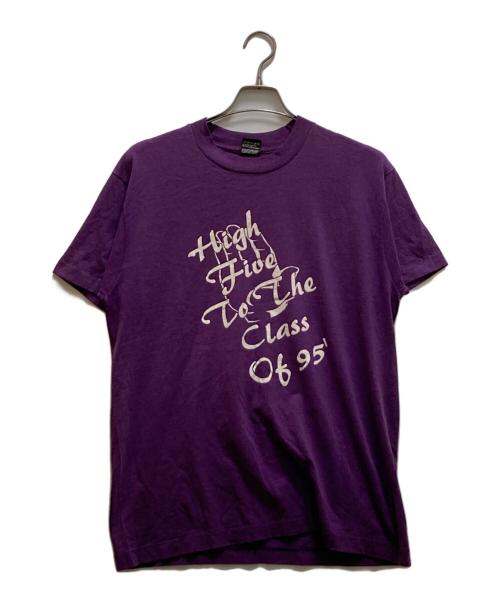 FRUIT OF THE LOOM BEST（フルーツオブザルーム）FRUIT OF THE LOOM BEST (フルーツオブザルーム) オールドプリントTシャツ パープル サイズ:Lの古着・服飾アイテム
