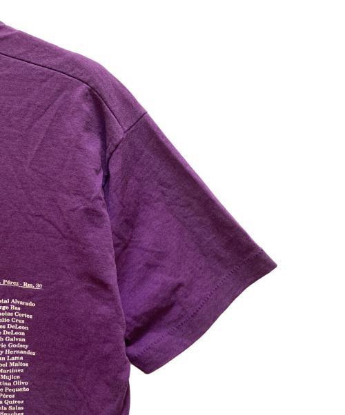 FRUIT OF THE LOOM BEST（フルーツオブザルーム）FRUIT OF THE LOOM BEST (フルーツオブザルーム) オールドプリントTシャツ パープル サイズ:Lの古着・服飾アイテム