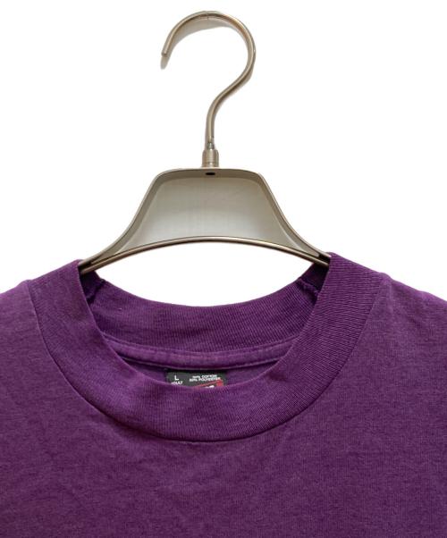 FRUIT OF THE LOOM BEST（フルーツオブザルーム）FRUIT OF THE LOOM BEST (フルーツオブザルーム) オールドプリントTシャツ パープル サイズ:Lの古着・服飾アイテム
