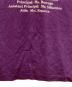 中古・古着 FRUIT OF THE LOOM BEST (フルーツオブザルーム) オールドプリントTシャツ パープル サイズ:L：6000円
