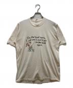 古着フルギ）の古着「オールドプリントTシャツ」｜ベージュ