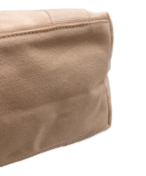 TOCCA（トッカ）TOCCA (トッカ) ラッキーシャワーキャンバストートバッグ ベージュ(オフ×ハート柄)の古着・服飾アイテム