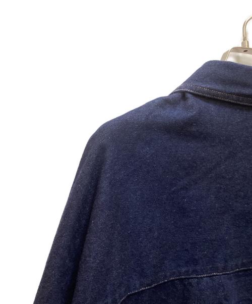 Vacancy（ヴァカンシー）VACANCY (ヴァカンシー) ZIPバイカラーデニムジャケット インディゴ サイズ:Freeの古着・服飾アイテム