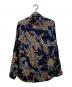 POLO RALPH LAUREN（ポロ・ラルフローレン）の古着「花柄リネンロングスリーブシャツ」｜ネイビー
