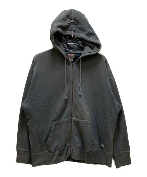 stussy（ステューシー）stussy (ステューシー) ジップパーカー グレー サイズ:Ⅼの古着・服飾アイテム