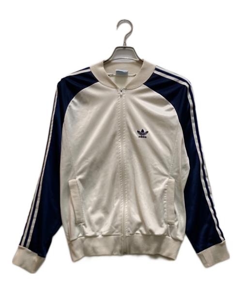 adidas（アディダス）adidas (アディダス) ヴィンテージ ATP KEYROLAN トラックジャケット ホワイト×ネイビー サイズ:不明の古着・服飾アイテム