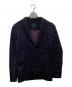 T-JACKET By TONELLO（ティージャケット バイ トネッロ）の古着「2Bチェックウールテーラードジャケット」｜ブラック
