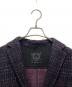 中古・古着 T-JACKET By TONELLO (ティージャケット バイ トネッロ) 2Bチェックウールテーラードジャケット ブラック サイズ:S：10000円