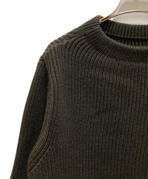 ANDERSEN-ANDERSEN（アンデルセン アンデルセン）Andersen-Andersen (アンデルセン アンデルセン) フィンガーホールセーラークルーネックニット グレー サイズ:Sの古着・服飾アイテム